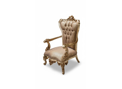 Sessel Wohnzimmer Klassisch Design Sessel Gold Luxus Wohnzimmer Textil