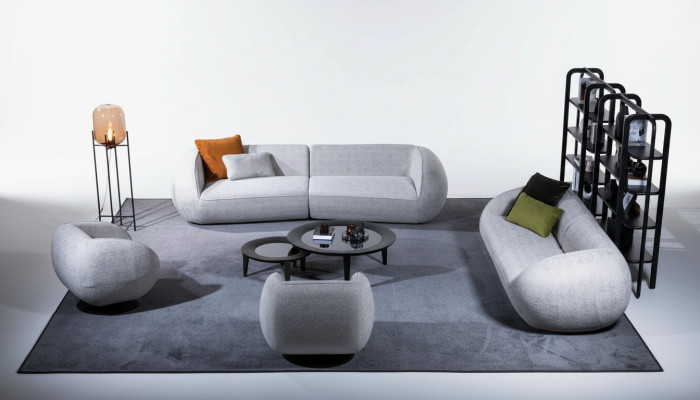 Sofagarnitur Lounge Sitzgruppe Dreisitzer Sessel Polsterecke Moderne