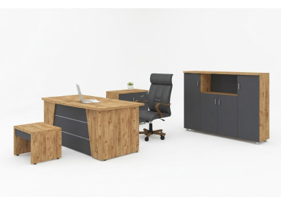 Modernes Komplettes Set Büromöbel Arbeitszimmermöbel Luxus 4tlg Set