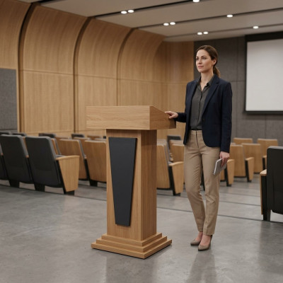 Stehpult Holz Büromöbel Arbeitszimmer Stehtisch Möbel Designer