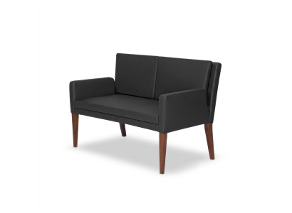 Sofa Zweisitzer Textilcouch Arbeitsplatz-Möbelsortiment Sitzmöbel