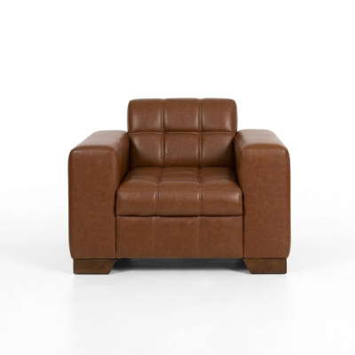 Braun Sessel Modern Design Sitz Arbeitszimmer Neu Polstersessel