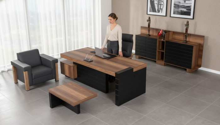 Büromöbel Eckschreibtisch Schrank Couchtische Regale Arbeitszimmermöbel