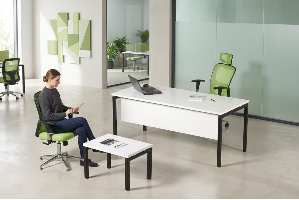 Weiß Büro Set 2 tlg Arbeitszimmer Büroeinrichtung Komplett Neu Möbel