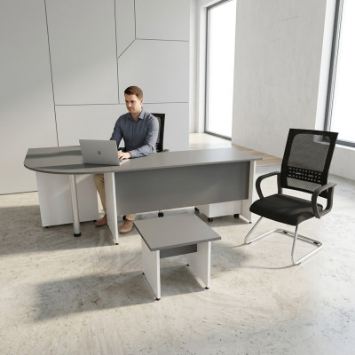 Büromöbel Set Büro komplett 2 tlg Bürotisch Einrichtung Couchtisch Tisch