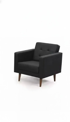 Büro Sessel Stil Modern Textil Möbel Schwarz Sessel Polster Stoff Neu