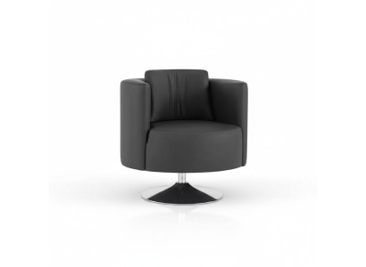Büromöbel Sessel Luxus Schwarz Sessel Polster Textil Modern Design Lehnstuhl