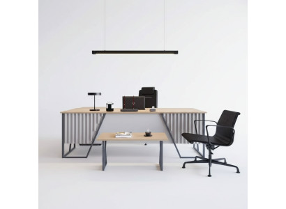 Hell Graue Büro Einrichtung Büromöbel Set Tisch Schreibtisch Schrank 3tlg