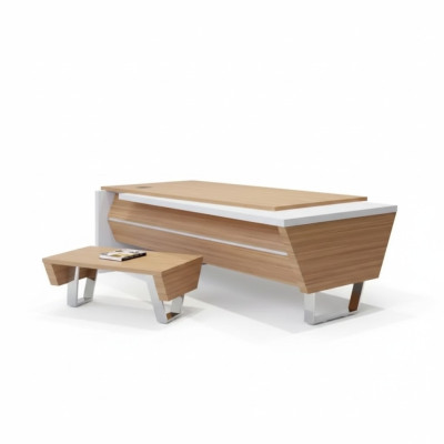 Moderner Tisch Designer Möbel Büromöbel Büroschrank Design Holzmöbel Schrank