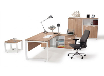 Büro Möbel Schreibtisch Aktenschrank Couchtisch 4tlg. Set Einrichtung
