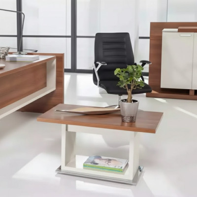 Brauner Couchtisch Holztisch Mit Ablage Braun Exklusive Wohnzimmer Möbel
