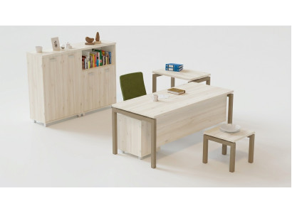 Büromöbel Schreibtisch Kommode Konsolentisch Couchtisch 2x Aktenschrank