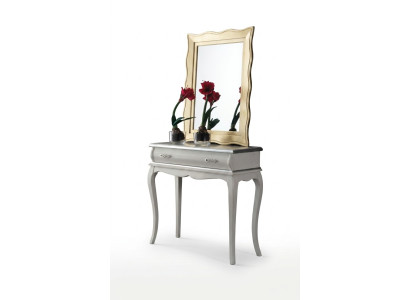 Weißer Designer Konsolentisch Klassischer Holztisch Schlafzimmer Möbel