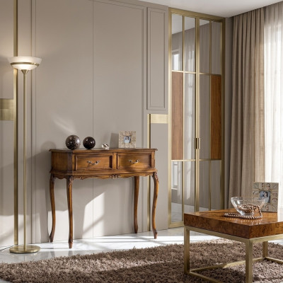 Klassischer Konsolentisch Moderne Holzmöbel Braun Schlafzimmer Möbel