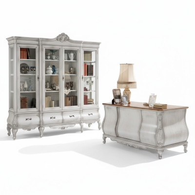 Weiße Büro Möbel Schreibtisch Bücherregal Luxus Tisch Regal Einrichtung
