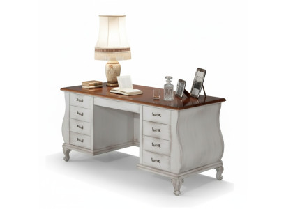 Klassischer weißer Schreibtisch Tisch Büromöbel 180x80 Schreibtische