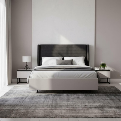 Komplette Schlafzimmermöbel Doppelbett Holz 3tlg Design Weiß Bett Set