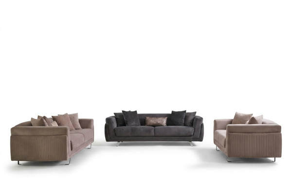 Couchgarnitur Komplette Sofas Stoffsofa Polstersofas Beige Set 4tlg