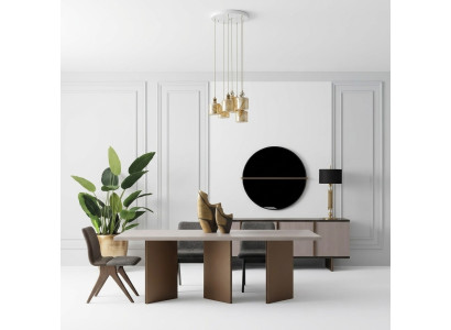 Esszimmer Essgruppe Esszimmermöbel Esstisch Essecke 9tlg Holz Beige