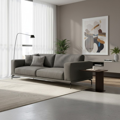 Beistelltisch Kaffeetisch Couchtisch Braun Holz Tisch Wohnzimmer