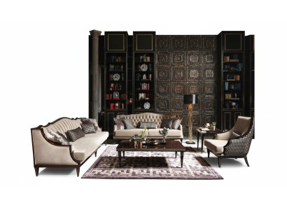 Sofagarnitur Viersitzer Dreisitzer Sessel Grau Couchtische Stoffsofa
