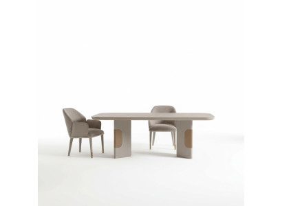 Essgruppe Esszimmer Garnitur Essecke Esstisch Stühle Set 7tlg Beige