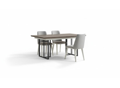 Essecke Essgruppe Weiß Esszimmer Gruppe Esstisch Stühle 7tlg Holz