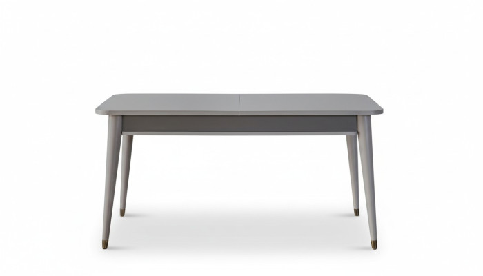Grauer Esstisch Designer Esszimmer Möbel Ausziehbarer Holz Tisch Neu
