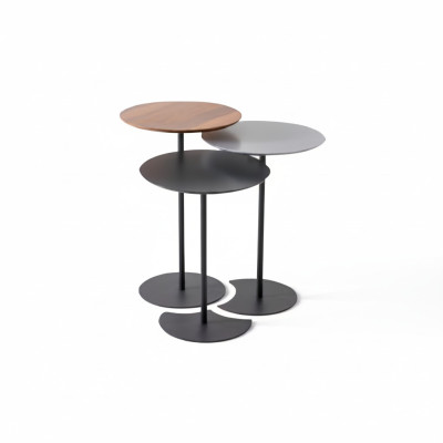 Beistelltisch Garnitur Couchtisch Kaffeetisch Sofatisch Schwarz Tisch