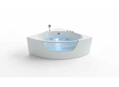 Eckwanne Eckbadewanne Whirlpool  Relax Wanne Spa Indoor Badewanne