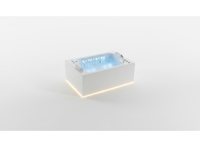 Badewanne Wanne  Indoor Whirlpool Badewanne Spa Wanne LED 180x120