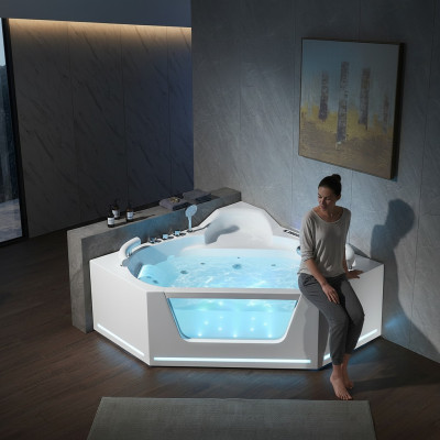 Eckbadewanne  Wanne Whirlpool Spa Indoor Badewanne Whirlpool Wannen