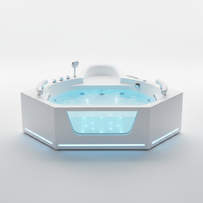 Eckbadewanne  Wanne Whirlpool Spa Indoor Badewanne Whirlpool Wannen