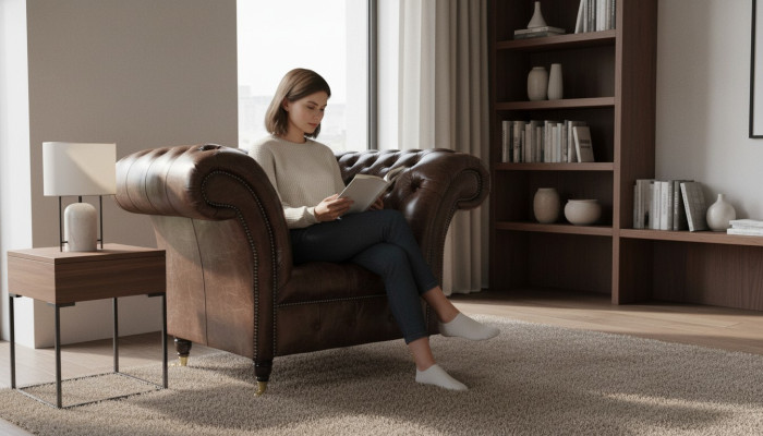 Chesterfield Sessel Klassisch Design Wohnzimmer Polster Einsitzer Stil Möbel