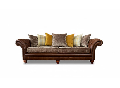 Sofa Couch 3 Sitzer Design Couch Polster Textil Klassisch Dreisitzer Neu
