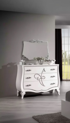 Sideboard Kommode Designer Luxus Schränke Holz Weiß Kommoden Modern Neu