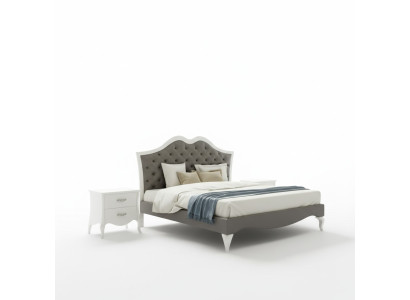 Bett Schlafzimmer Set Bett 2x Nachttisch Modern Italienische Möbel 3tlg