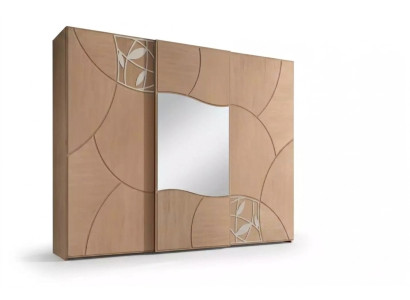 Kleiderschrank Schiebetüren Schlafzimmer Schrank Wand Holz Spiegel Neu