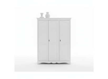Kleiderschrank Holzschrank Schrank Schlafzimmer Luxus Möbel Weiß Neu