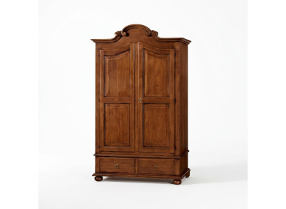 Klassischer Schrank Braun Schrankwand Kleiderschrank Italienische Möbel