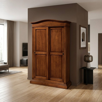 Klassischer Kleiderschrank Holzschrank Schlafzimmer Schränke Holz Möbel