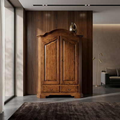 Kleider Schrank Designer Kleiderschränke Braun Holz Schränke Möbel Neu