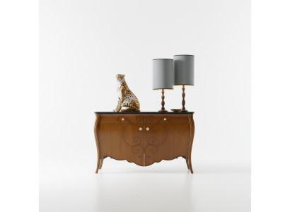 Sideboard Braun Holz Kommoden Italienische Möbel Einrichtung Schränke
