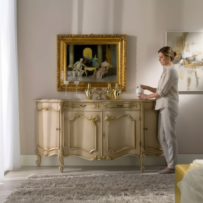 Sideboard Stil Holz Möbel Kommode Neu Italienische Möbel Design