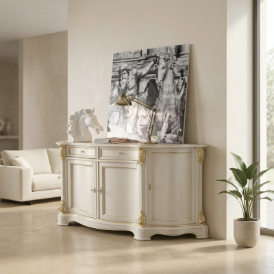 Anrichte Sideboard Sideboards Massiv Holz Schrank Möbel Kommoden