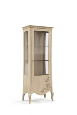 Italienische Luxus Möbel Vitrine Wohnzimmer Glas Designer Schrank Neu