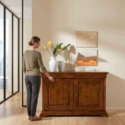 Sideboard Holzschrank Kommode Braun Sideboards Schlafzimmer Wohnzimmer