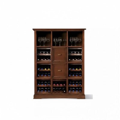 Hausbar Wohnzimmer Schrank Barschrank Vitrine Italienische Möbel Holz