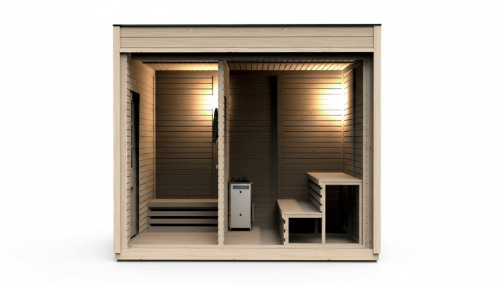 Sauna Holz Trockensauna Garten Holzsauna Outdoor Saunas Gartensauna