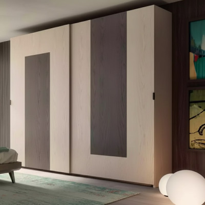 Kleiderschrank braun Schlafzimmer Material Holz Schrank Holz Schrank